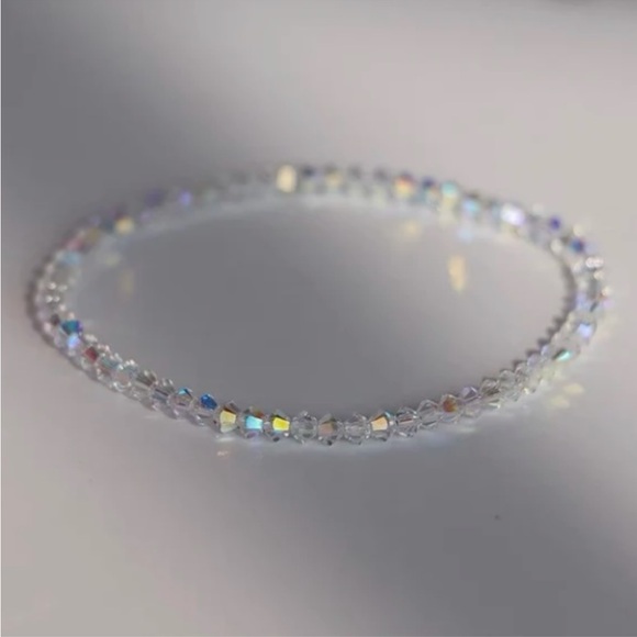 💖 Crystal Bracelet 7”-8” stretchy NEW Gorgeous! - Picture 2 of 9